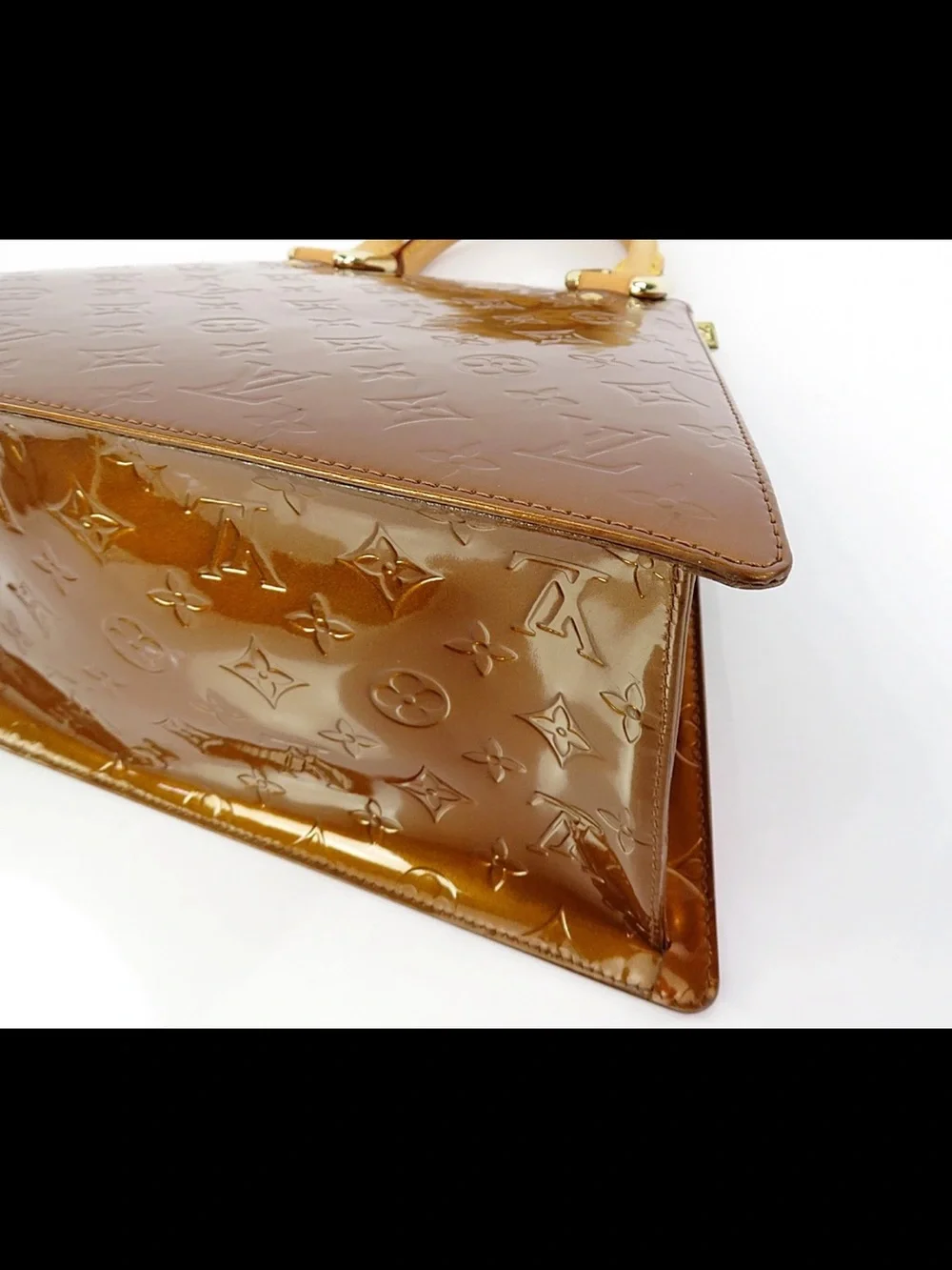 Louis Vuitton Metallic Brown Monogram Pyramid Tote